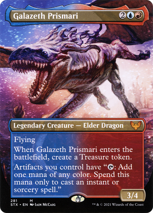 Galazeth Prismari (Borderless Alternate Art) [Strixhaven: School of Mages] Foil