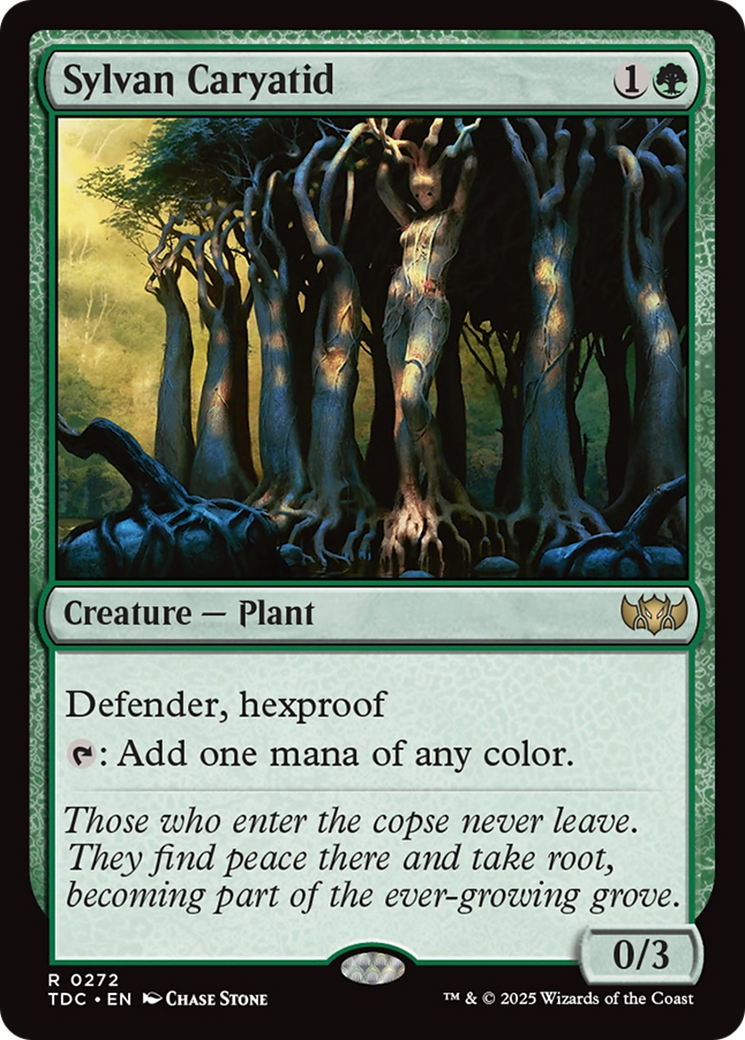 Sylvan Caryatid (272) - Commander: Tarkir: Dragonstorm