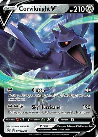 Corviknight V (SWSH200) [Sword & Shield: Black Star Promos] | Silver Goblin