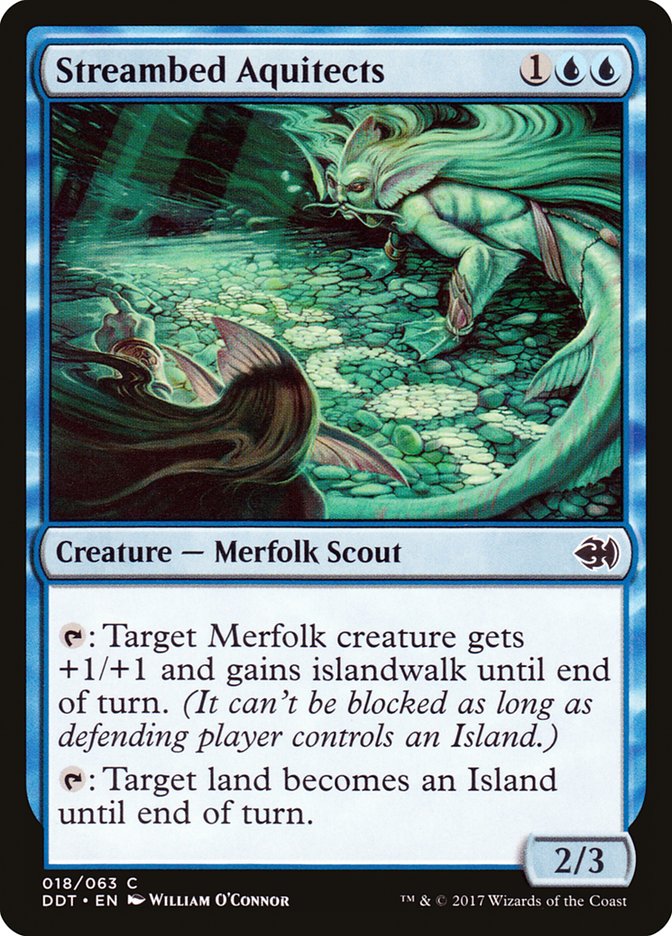 Streambed Aquitects [Duel Decks: Merfolk vs. Goblins] | Silver Goblin