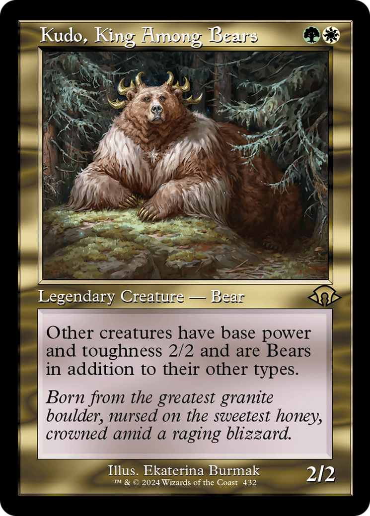 Kudo, King Among Bears (Retro) [Modern Horizons 3] | Silver Goblin