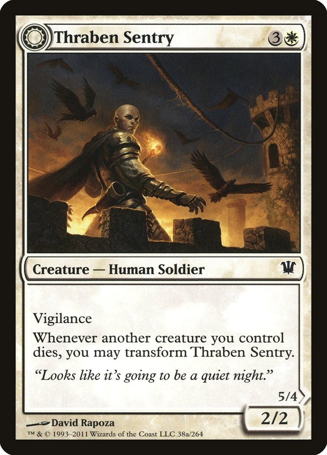 Thraben Sentry (038) Foil - Innistrad