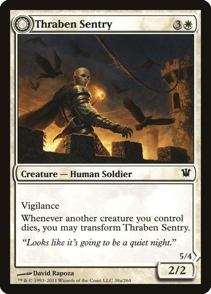 Thraben Sentry (038) Foil - Innistrad