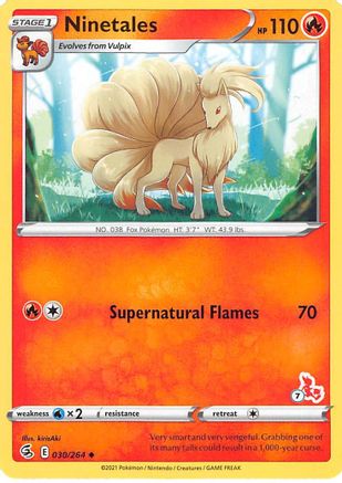 Ninetales (#7 Cinderace) (30) - Battle Academy 2022