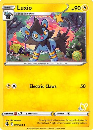 Luxio (#37 Pikachu) (92) - Battle Academy 2022