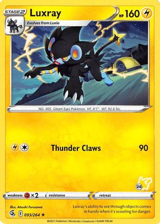 Luxray (#28 Pikachu) (93) - Battle Academy 2022