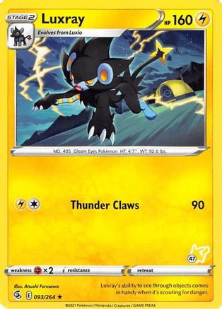 Luxray (#47 Pikachu) (93) - Battle Academy 2022