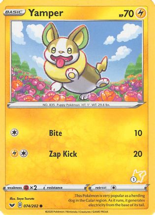 Yamper (#1 Pikachu) (74) - Battle Academy 2022