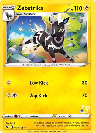 Zebstrika (#25 Pikachu) (54) - Battle Academy 2022