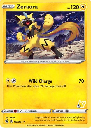 Zeraora (#5 Pikachu) (102) - Battle Academy 2022
