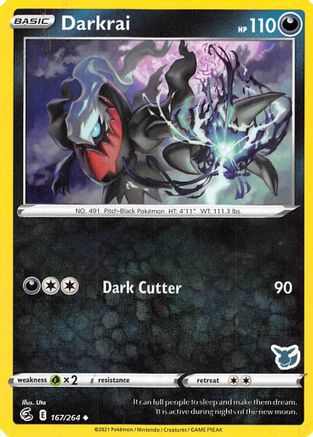 Darkrai (167/264) (Eevee Deck) [Battle Academy 2022] | Silver Goblin