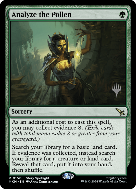 Analyze the Pollen (Promo Pack) [Murders at Karlov Manor Promos] Foil
