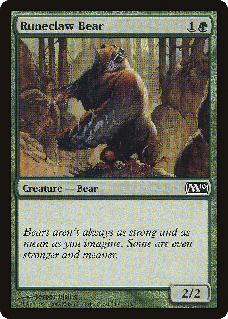 Runeclaw Bear (203) - Magic 2010