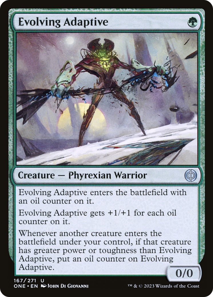 Evolving Adaptive [Phyrexia: All Will Be One] | Silver Goblin