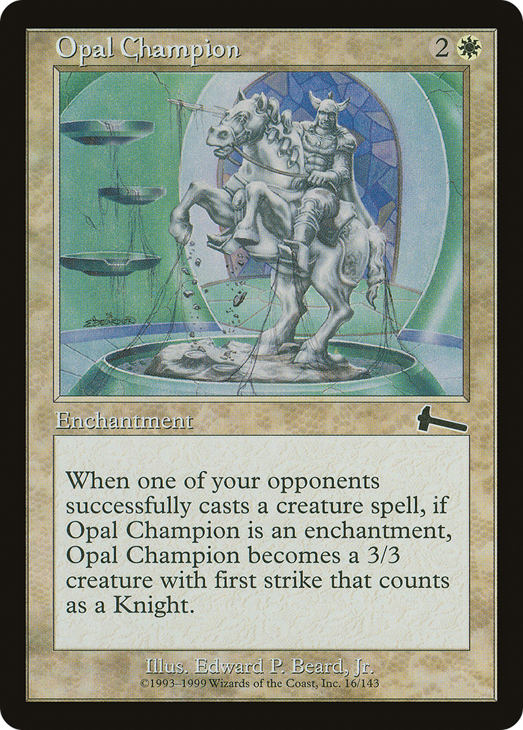 Opal Champion [Urza's Legacy] Foil