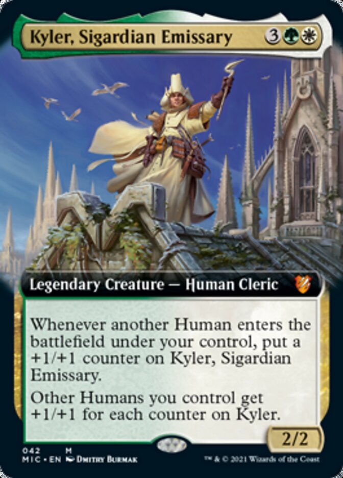 Kyler, Sigardian Emissary (Extended Art) [Innistrad: Midnight Hunt Commander] | Silver Goblin