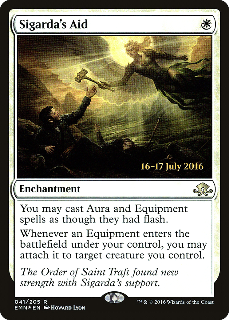 Sigarda's Aid [Eldritch Moon Prerelease Promos] | Silver Goblin