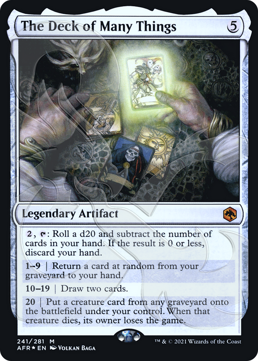 The Deck of Many Things (Ampersand Promo) [Dungeons & Dragons: Adventures in the Forgotten Realms Promos]