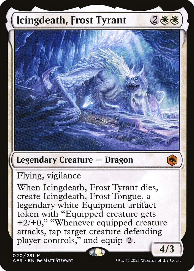 Icingdeath, Frost Tyrant [Dungeons & Dragons: Adventures in the Forgotten Realms] Foil