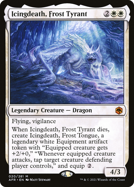 Icingdeath, Frost Tyrant [Dungeons & Dragons: Adventures in the Forgotten Realms] Foil