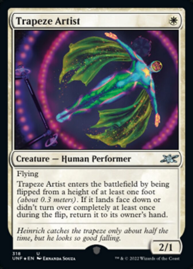 Trapeze Artist (Galaxy Foil) [Unfinity] | Silver Goblin