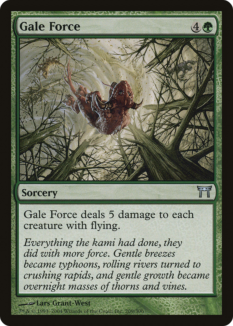 Gale Force [Champions of Kamigawa] Foil