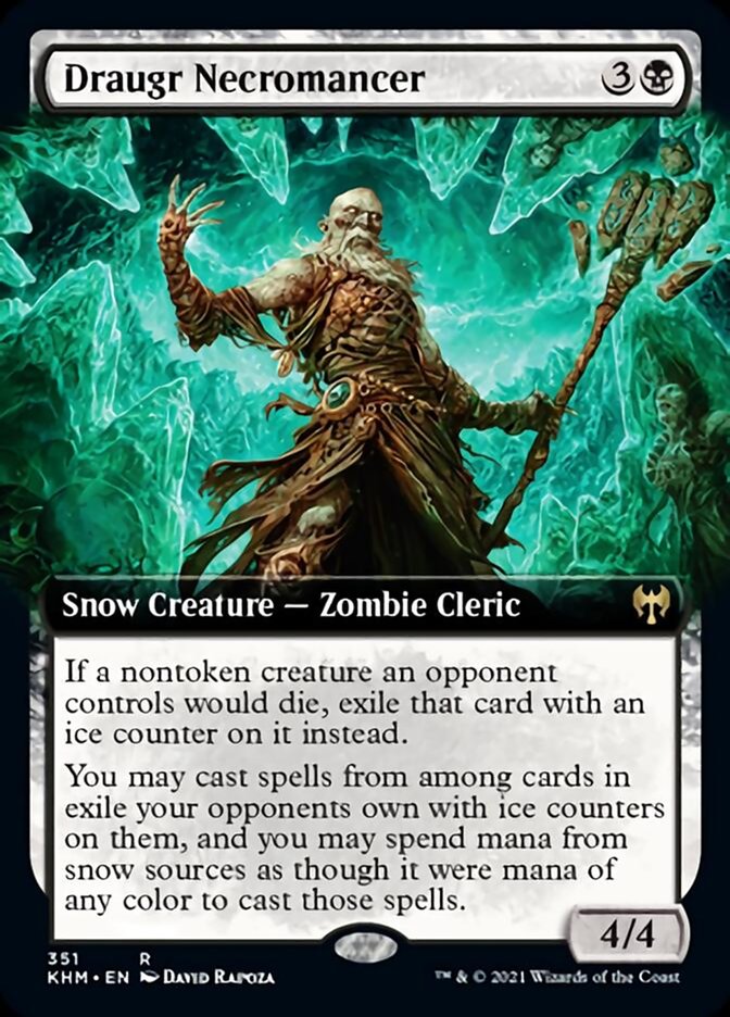 Draugr Necromancer (Extended Art) [Kaldheim] | Silver Goblin