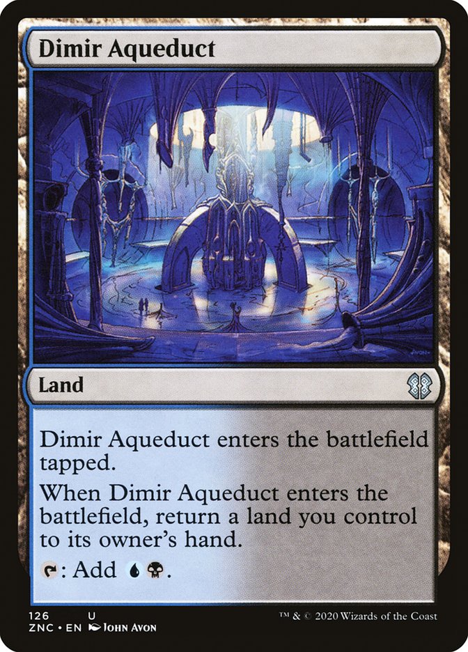 Dimir Aqueduct [Zendikar Rising Commander] | Silver Goblin