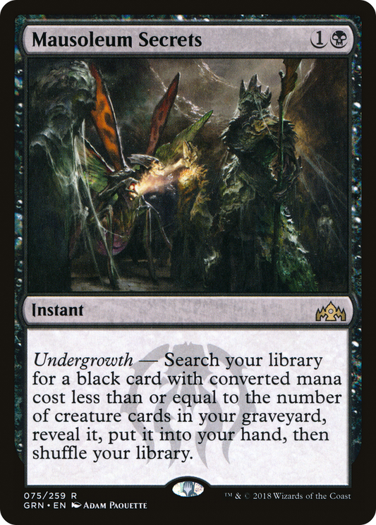Mausoleum Secrets [Guilds of Ravnica] Foil