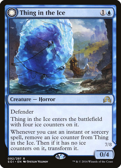 Thing in the Ice // Awoken Horror [Shadows over Innistrad] Foil
