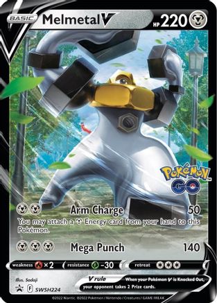 Melmetal V (SWSH224) [Sword & Shield: Black Star Promos] | Silver Goblin