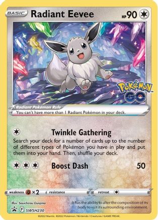 Radiant Eevee - SWSH230 (SWSH230) Holofoil - SWSH Sword & Shield Promo Cards