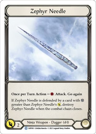 Zephyr Needle (1HP093)  (1HP093) - History Pack Vol.1