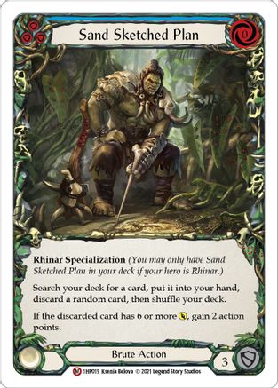 Sand Sketched Plan (1HP015)  - History Pack Vol.1