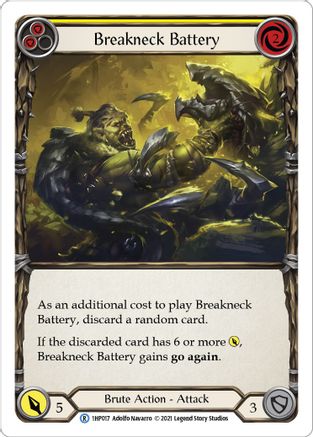 Breakneck Battery (Yellow) (1HP017)  - History Pack Vol.1