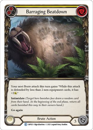 Barraging Beatdown (Yellow) (1HP023)  - History Pack Vol.1
