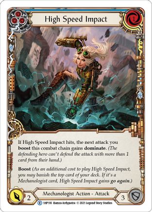 High Speed Impact (Blue) (1HP195) - History Pack Vol.1