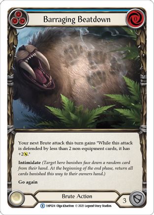 Barraging Beatdown (Blue) (1HP024)  - History Pack Vol.1