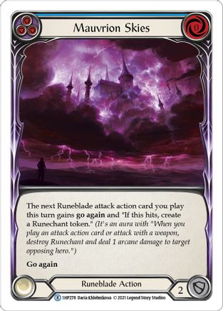 Mauvrion Skies (Blue) (1HP278) - History Pack Vol.1