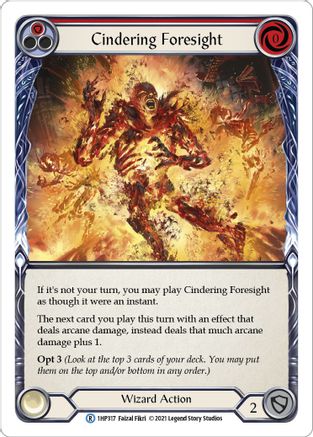 Cindering Foresight (Red) (1HP317) - History Pack Vol.1