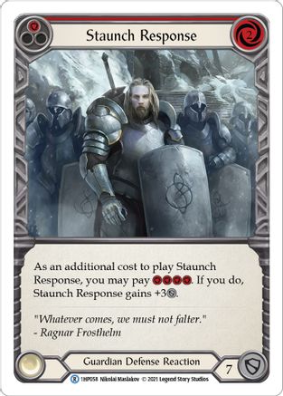 Staunch Response (Red) (1HP058) - History Pack Vol.1