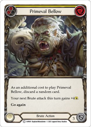 Primeval Bellow (Yellow) (1HP041)  - History Pack Vol.1