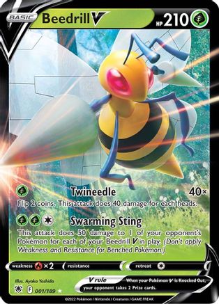 Beedrill V (1) Holofoil - SWSH10 Astral Radiance
