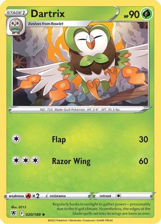 Dartrix (20) Reverse Holofoil - Astral Radiance