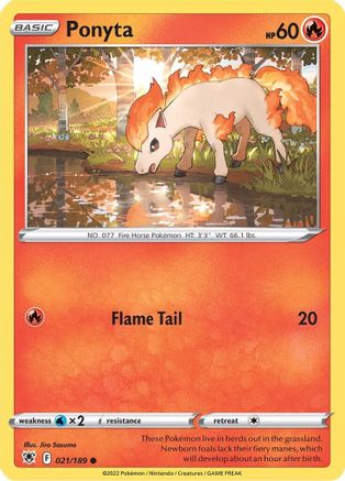 Ponyta (21) Reverse Holofoil - Astral Radiance
