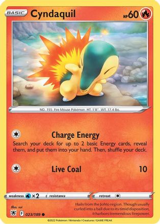 Cyndaquil (23) Reverse Holofoil - Astral Radiance
