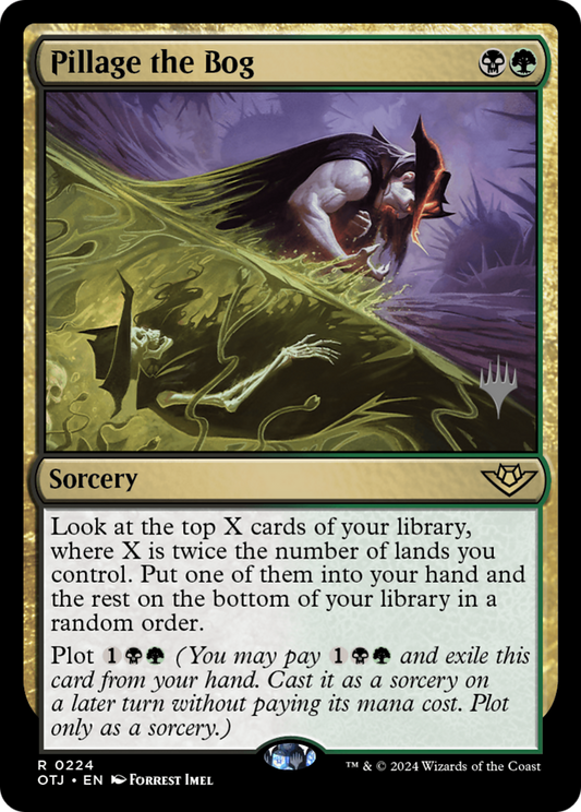 Pillage the Bog (Promo Pack) [Outlaws of Thunder Junction Promos] Foil