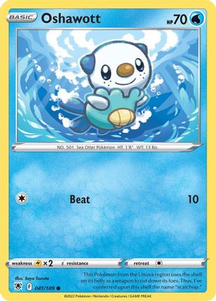 Oshawott (41) Reverse Holofoil - Astral Radiance