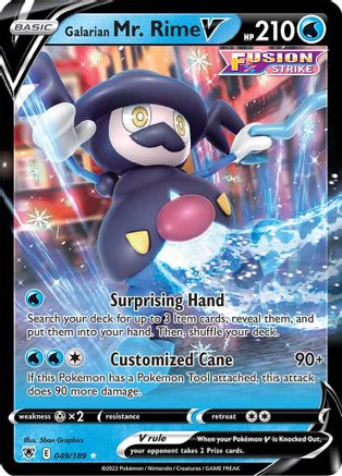 Galarian Mr. Rime V (49) Holofoil - Astral Radiance