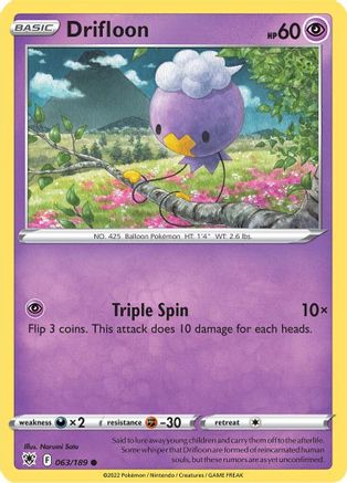 Drifloon (063/189) [Sword & Shield: Astral Radiance] | Silver Goblin